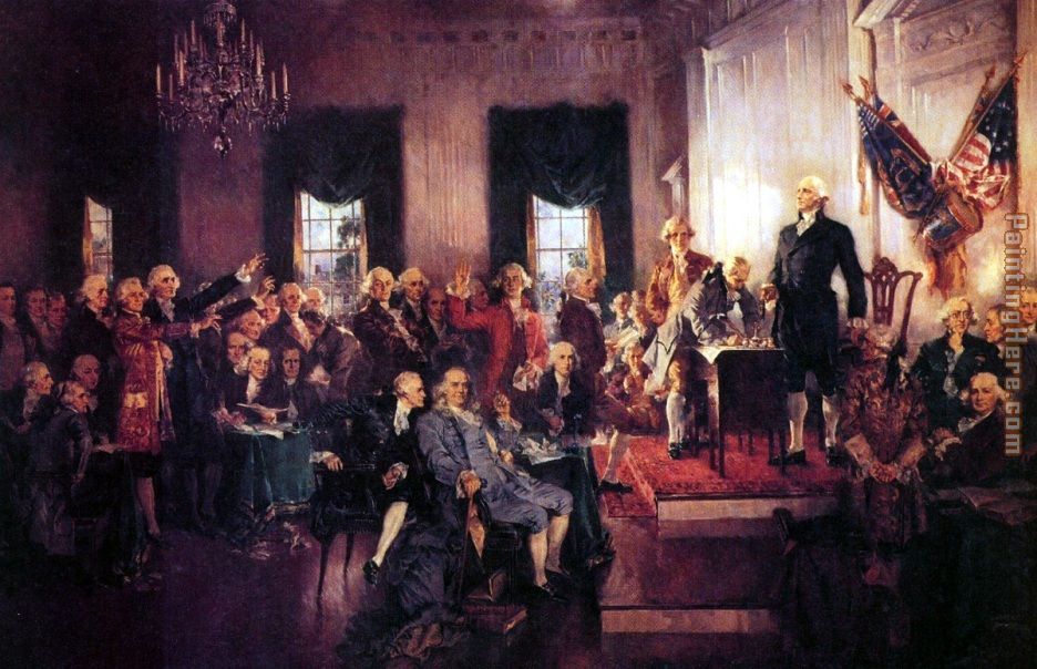 Unknown Artist The Signing of the Constitution